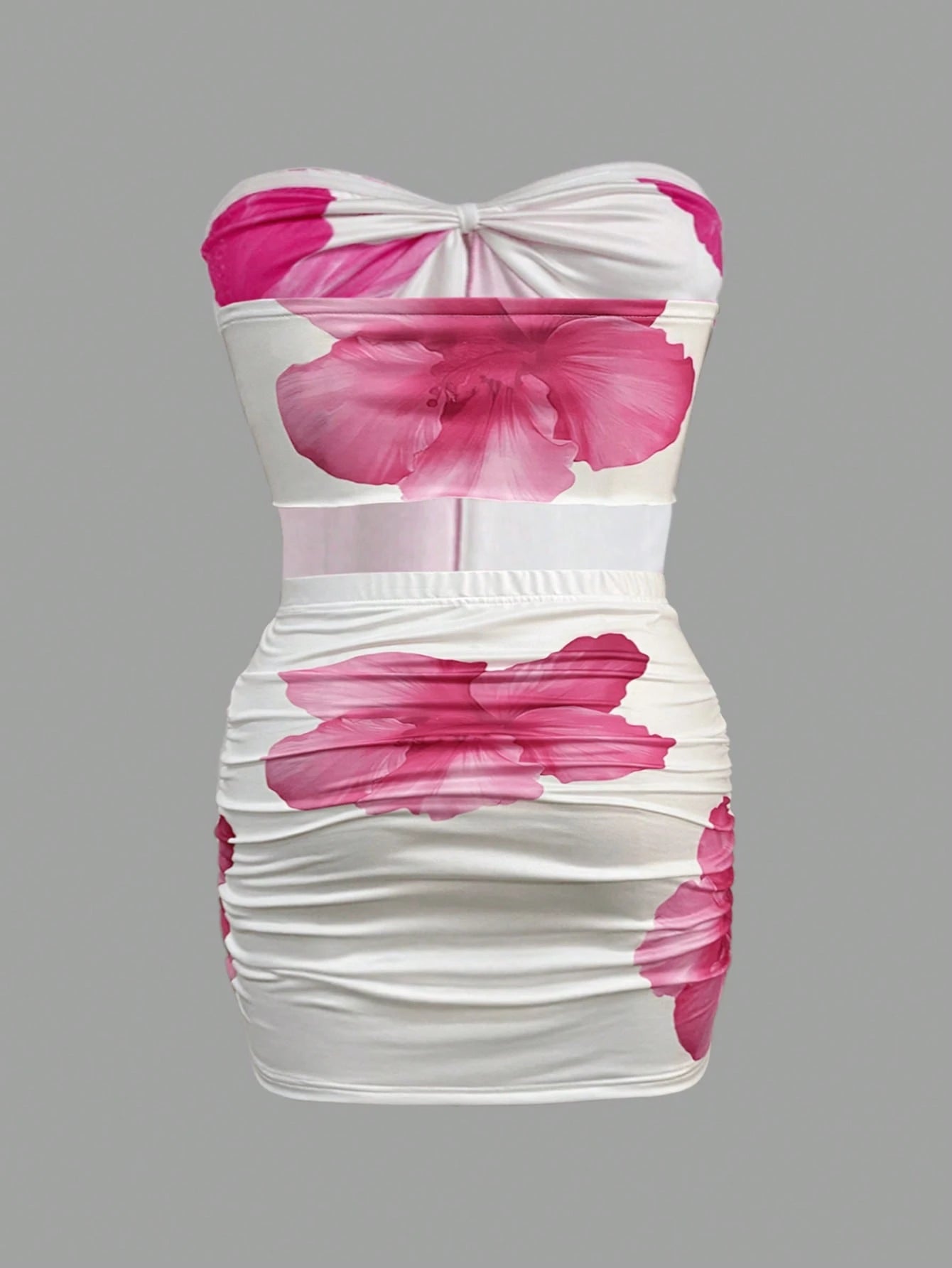INAWLY 2Pcs Women Summer Holiday Cami Top and Mini Skirt Set