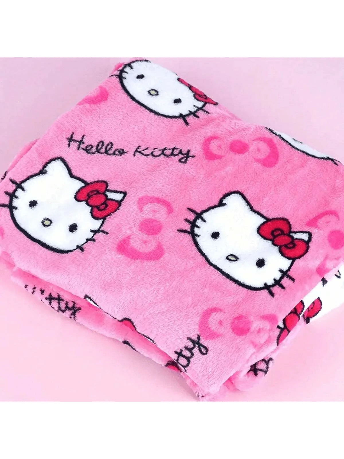Hello Kitty Soft Plush hot pink Fleece Women Pajama Pants