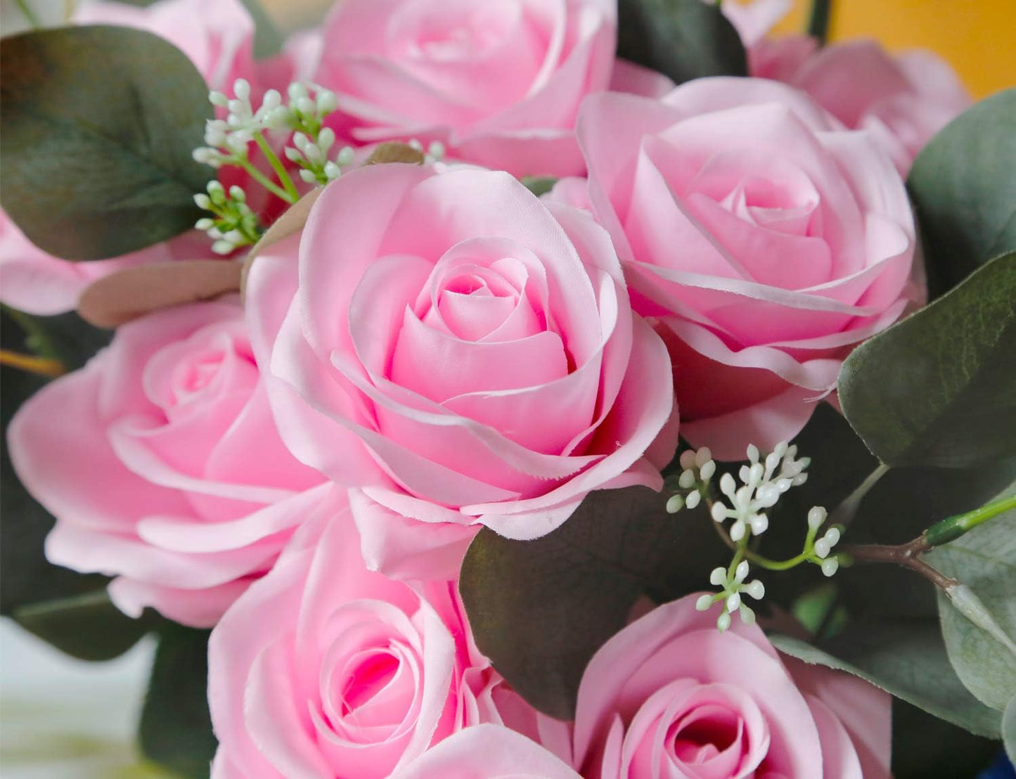 10Pcs Rose Silk Flowers