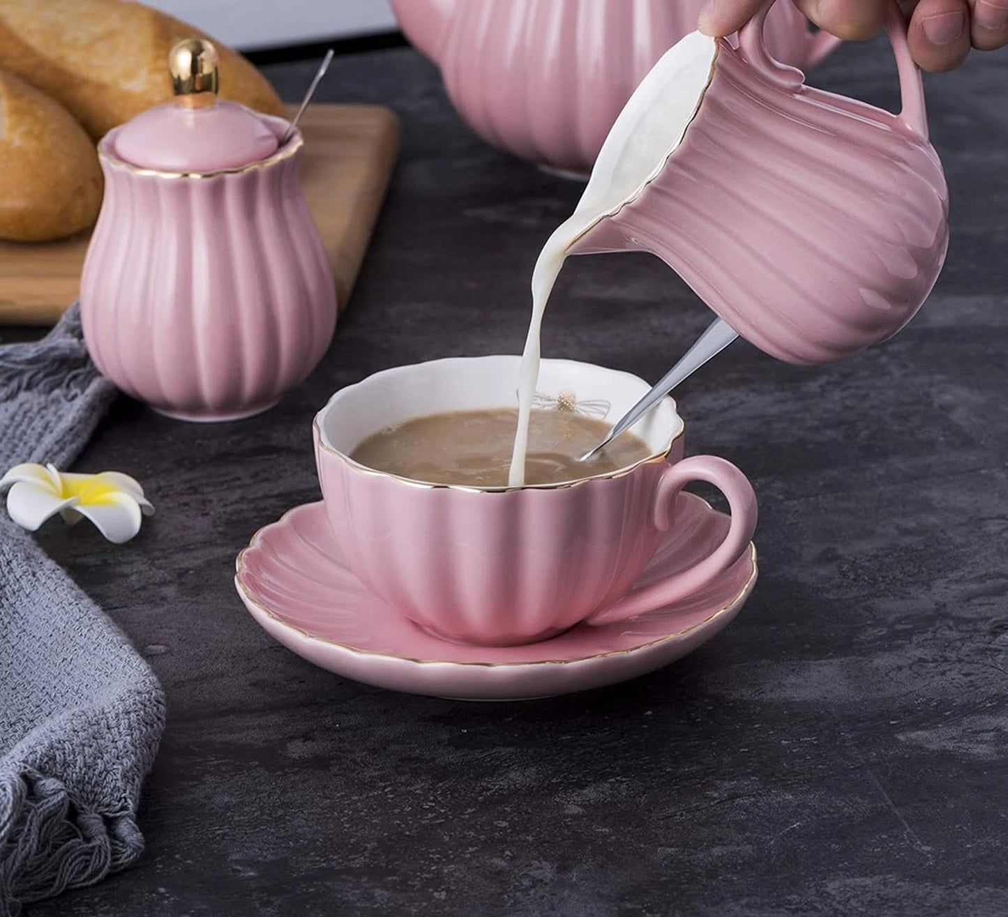 Petal Cup and Saucer Set