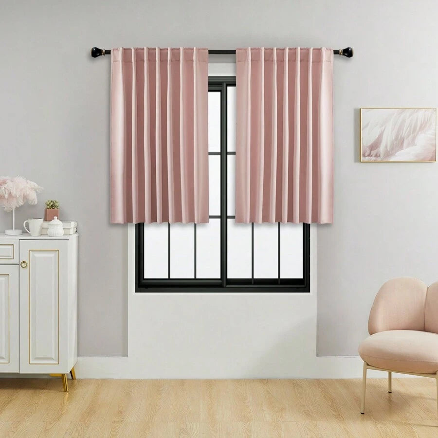 Pinch Pleat Blackout Curtains 2Pcs
