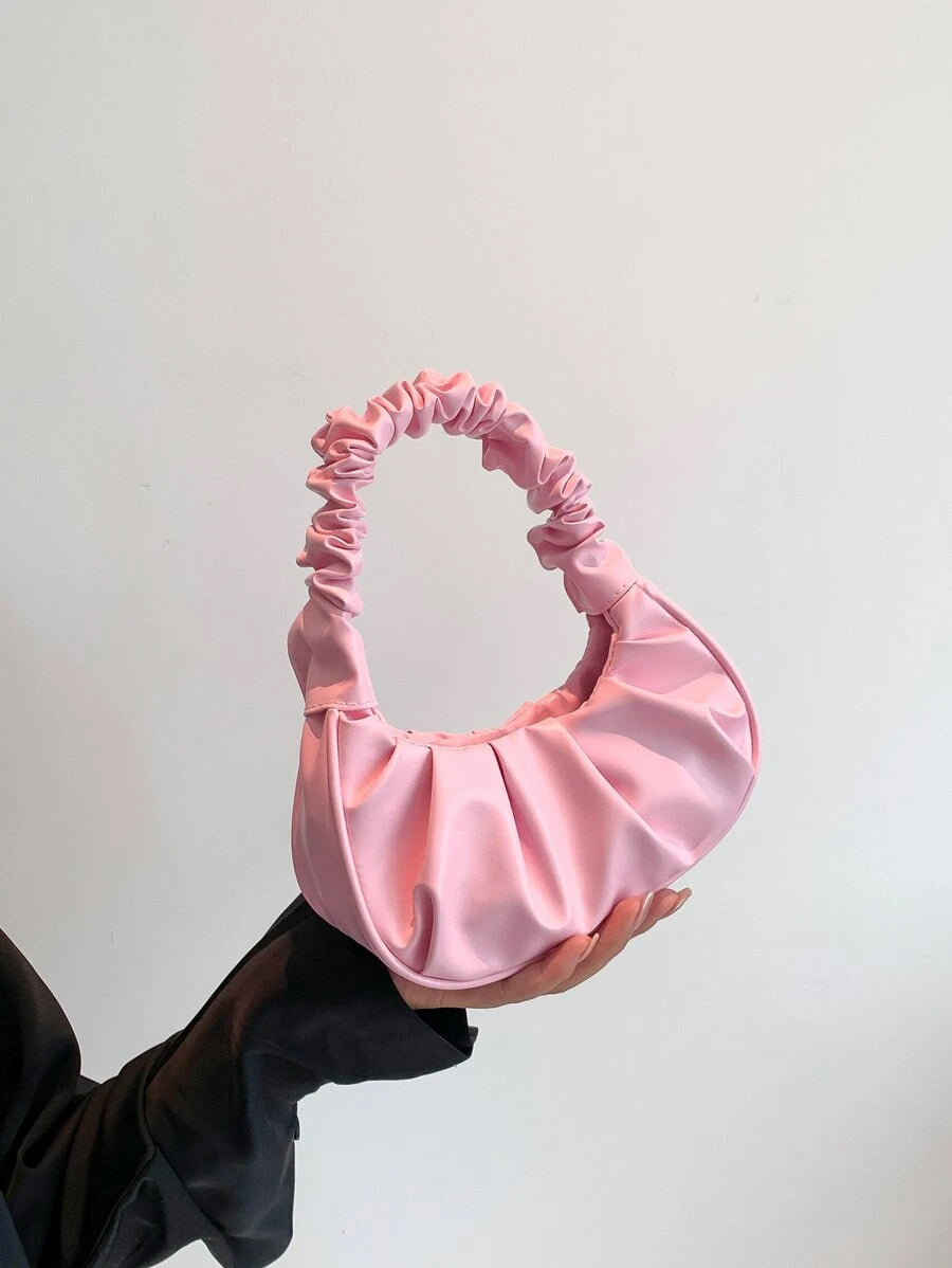Pleated Shoulder Bag
