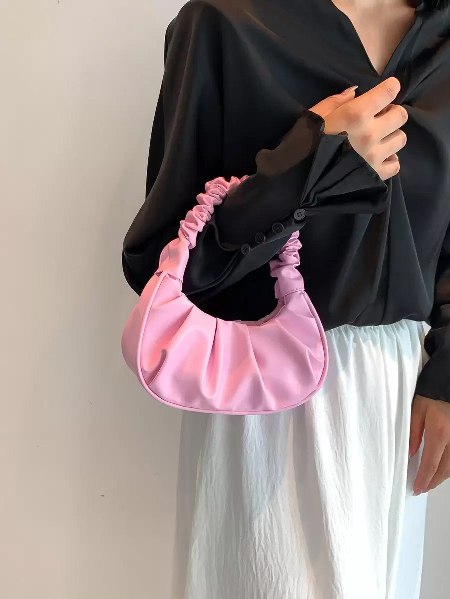 Pleated Shoulder Bag