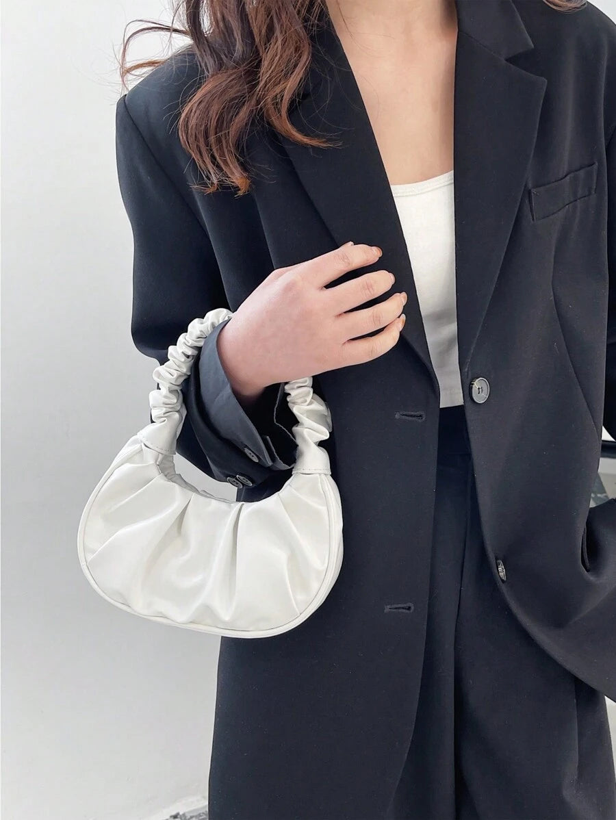 Pleated Shoulder Bag