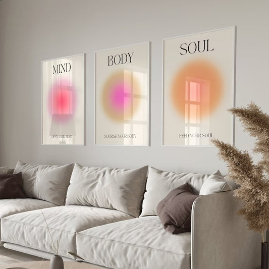 Positive Aura Wall Art Set