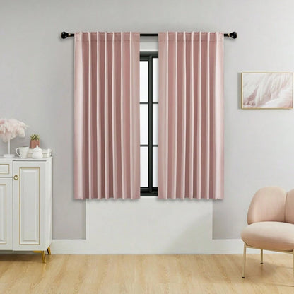 Pinch Pleat Blackout Curtains 2Pcs
